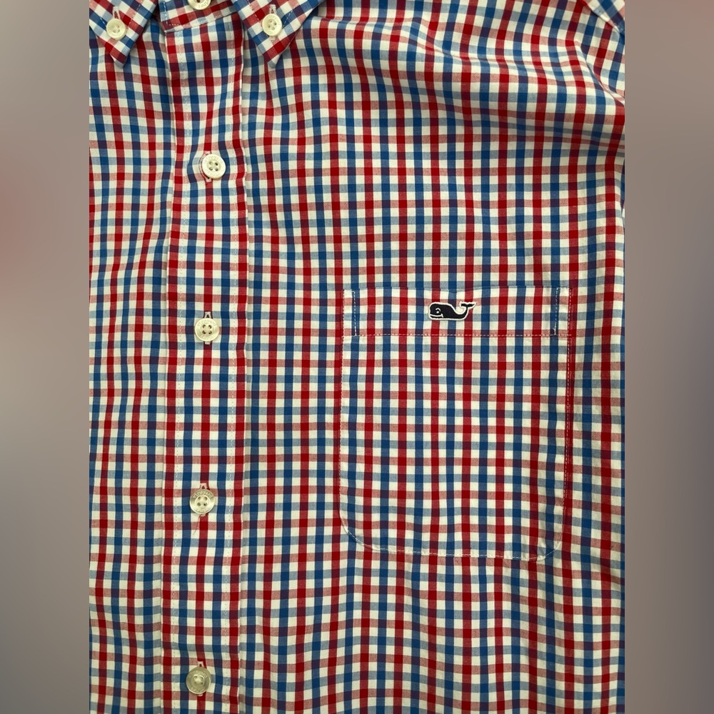 ✨HOST PICK✨VINEYARD VINES Tucker Shirt Large 100% Cotton Button-Down Long-Sleeve - Picture 2 of 11